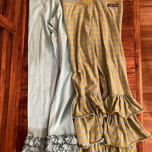 Set of Two Matilda Jane Leggings Lot MJ Soft